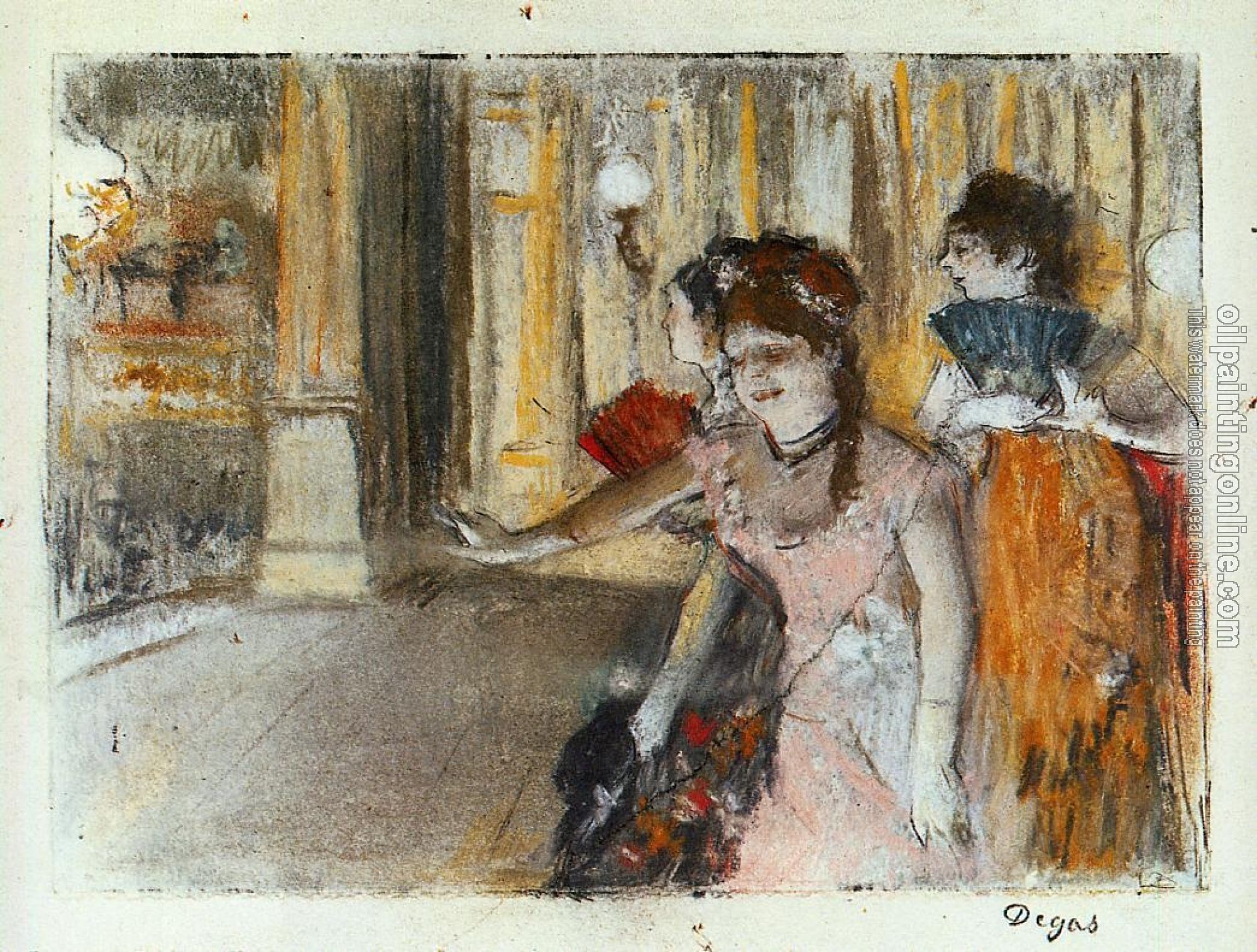 Degas, Edgar - Singers on Stage